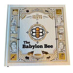Sacred Texts of the Babylon Bee Hardcover Gilt Gold Edge Book 1st Ed Vol 1 2020